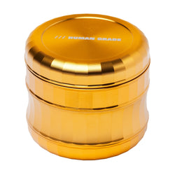 Human Grade 2.5" Metallic Curved Grinder Gold