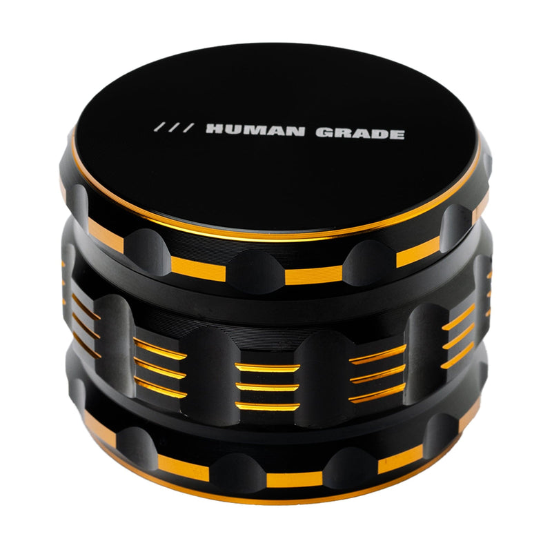 Human Grade 2.5" Two-Tone Notched Grinder Orange