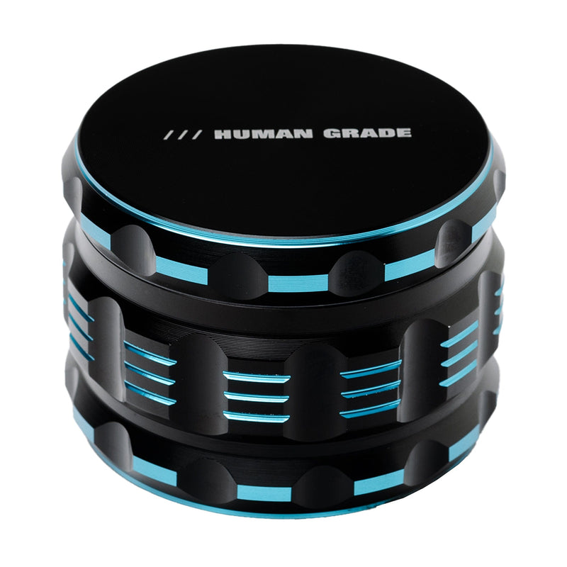 Human Grade 2.5" Two-Tone Notched Grinder Teal