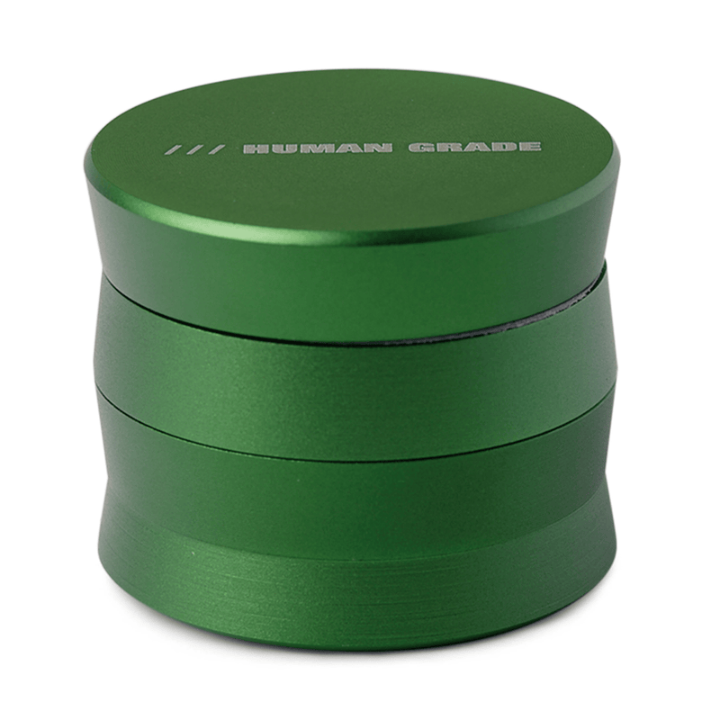 Human Grade 2" Concave Grip Grinder Green