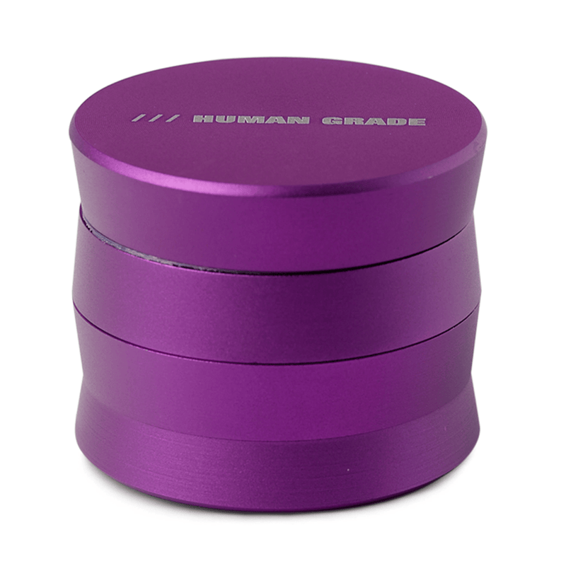 Human Grade 2" Concave Grip Grinder Purple
