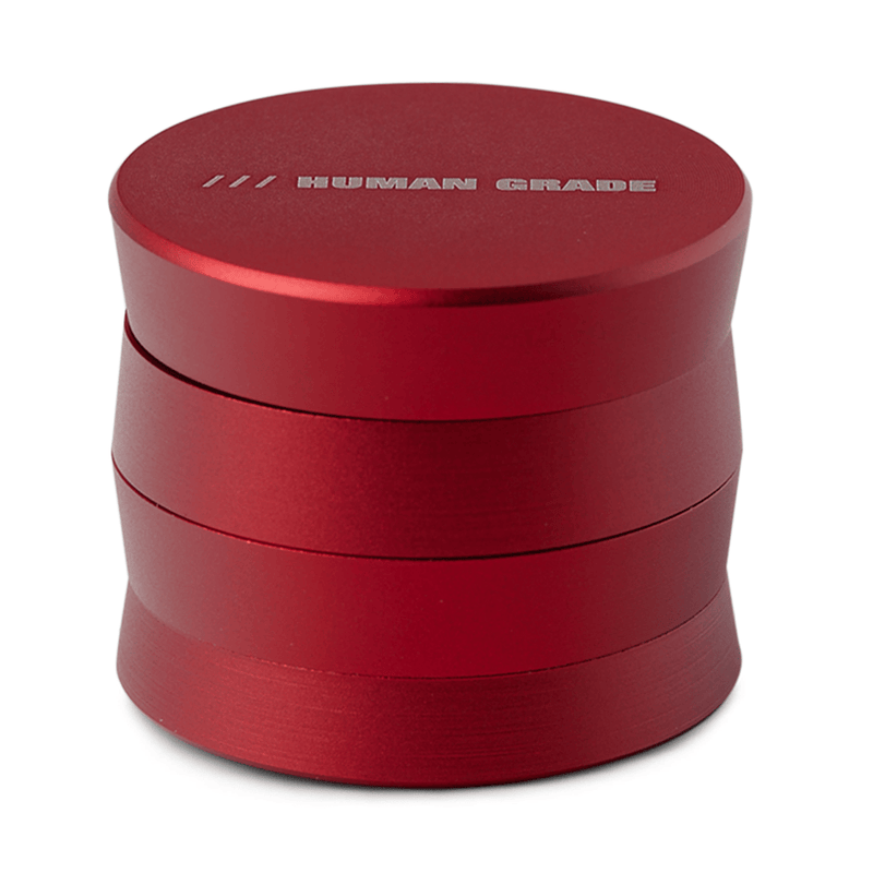 Human Grade 2" Concave Grip Grinder Red