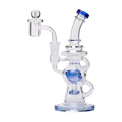 Human Grade 7" Swiss Dab Rig Blue