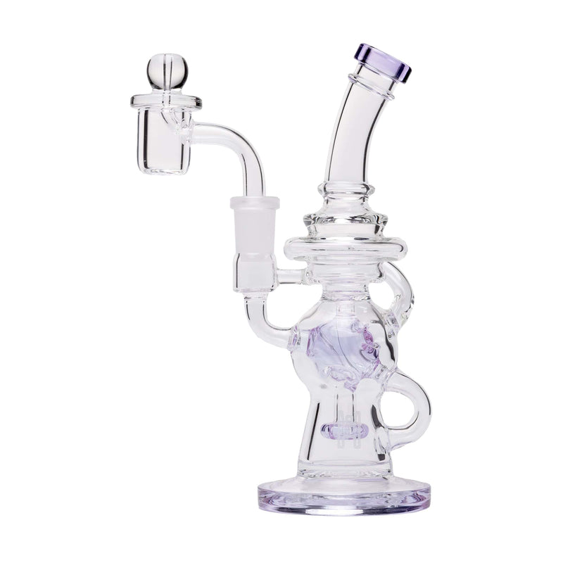 Human Grade 7" Swiss Dab Rig Lavender