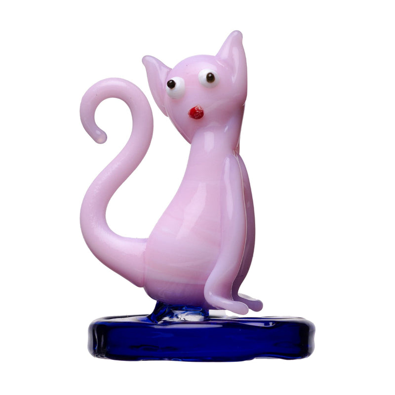 Human Grade Cat Carb Cap Milky Pink (Blue Base)