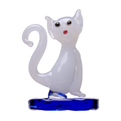 Human Grade Cat Carb Cap White (Blue Base)