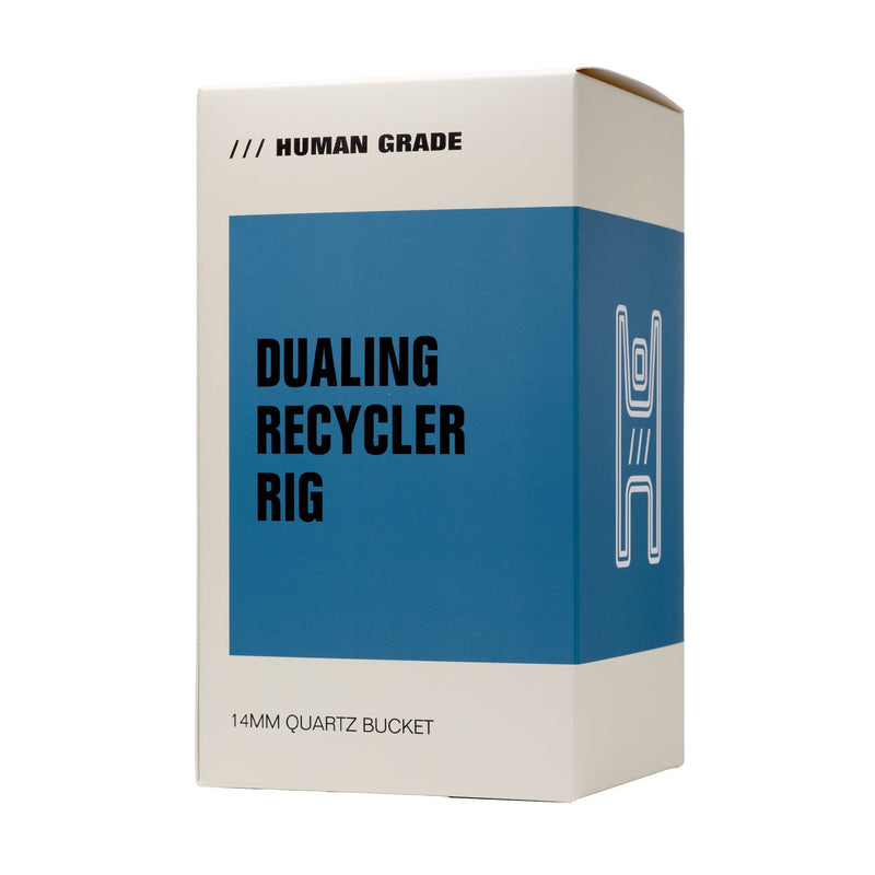 Human Grade Dualing Recycler Dab Rig