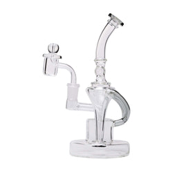 Human Grade Dualing Recycler Dab Rig Smoke