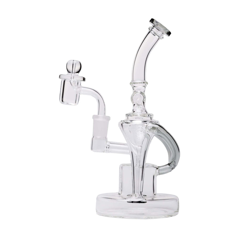 Human Grade Dualing Recycler Dab Rig Smoke