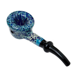 Human Grade Fleur Classic Hand Pipe Leopard Blue