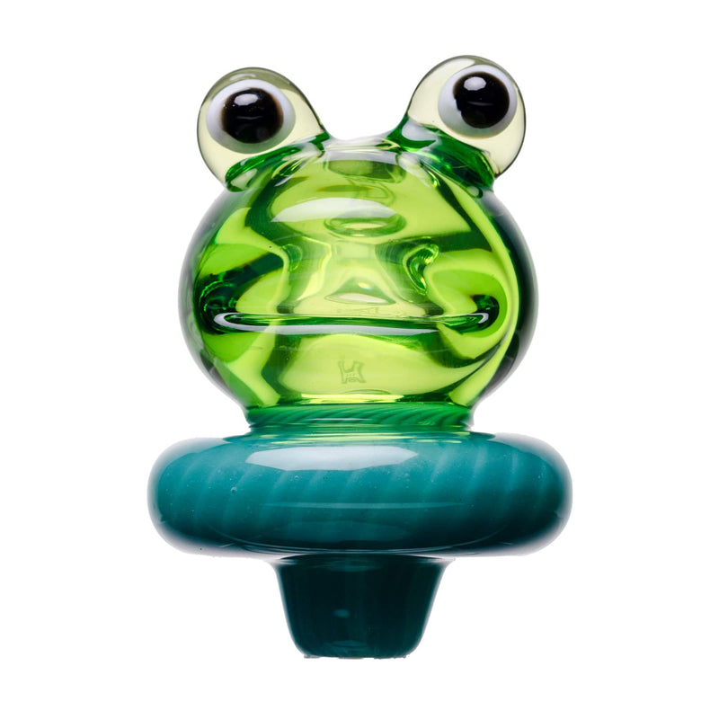 Human Grade Frog Carb Cap Matrix Green (Blue Base)