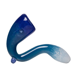 Human Grade Gradient Sherlock Pipe Dark Blue Light Blue White