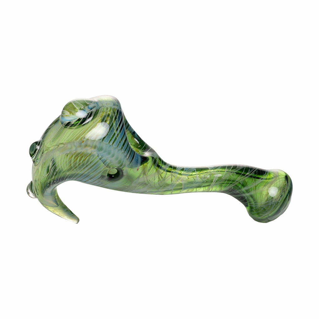 Human Grade Horned Sherlock Pipe Green