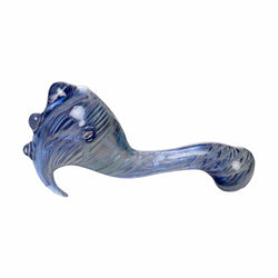 Human Grade Horned Sherlock Pipe Light Blue White