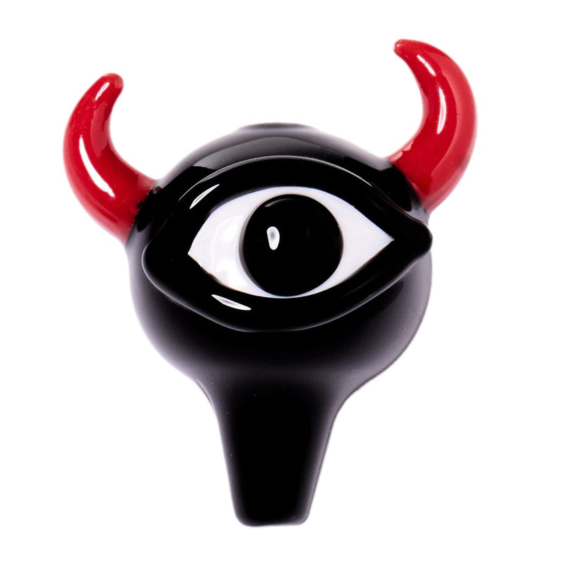 Human Grade Monster Eye Carb Cap Black Red