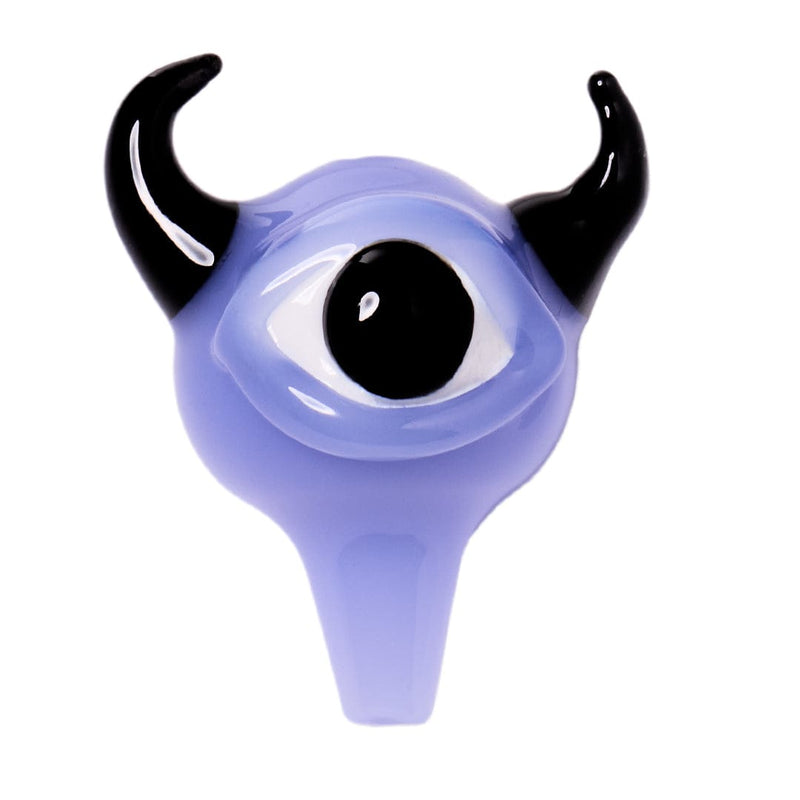 Human Grade Monster Eye Carb Cap Milky Blue Black