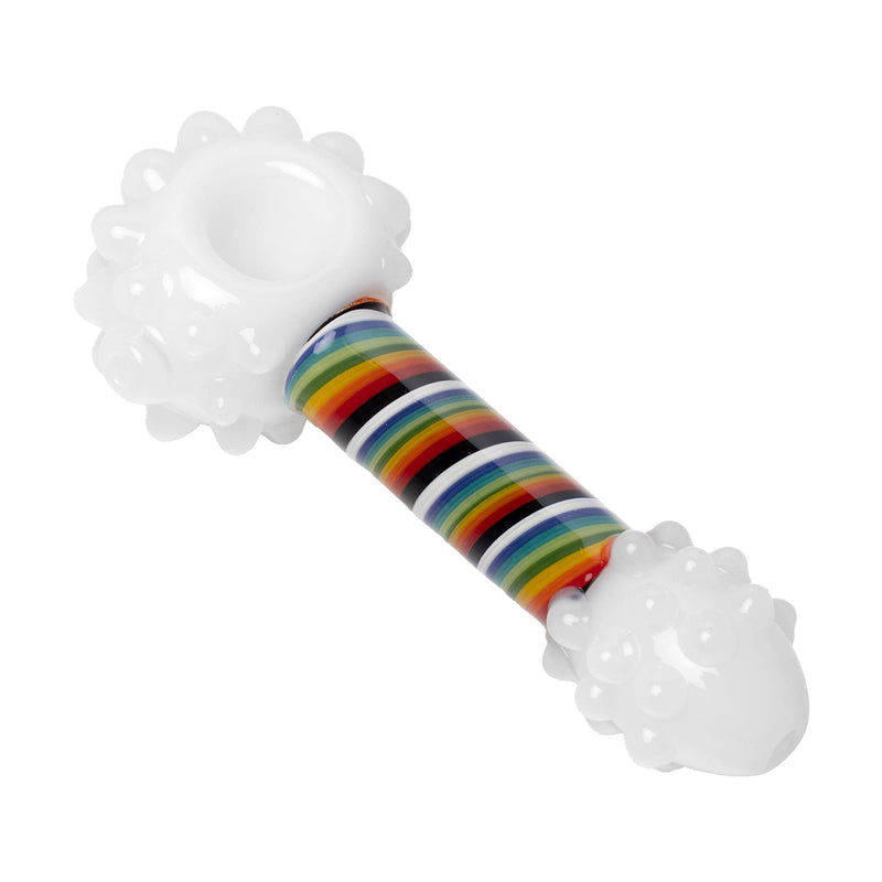 Human Grade Rainbow Swirl Spoon Pipe