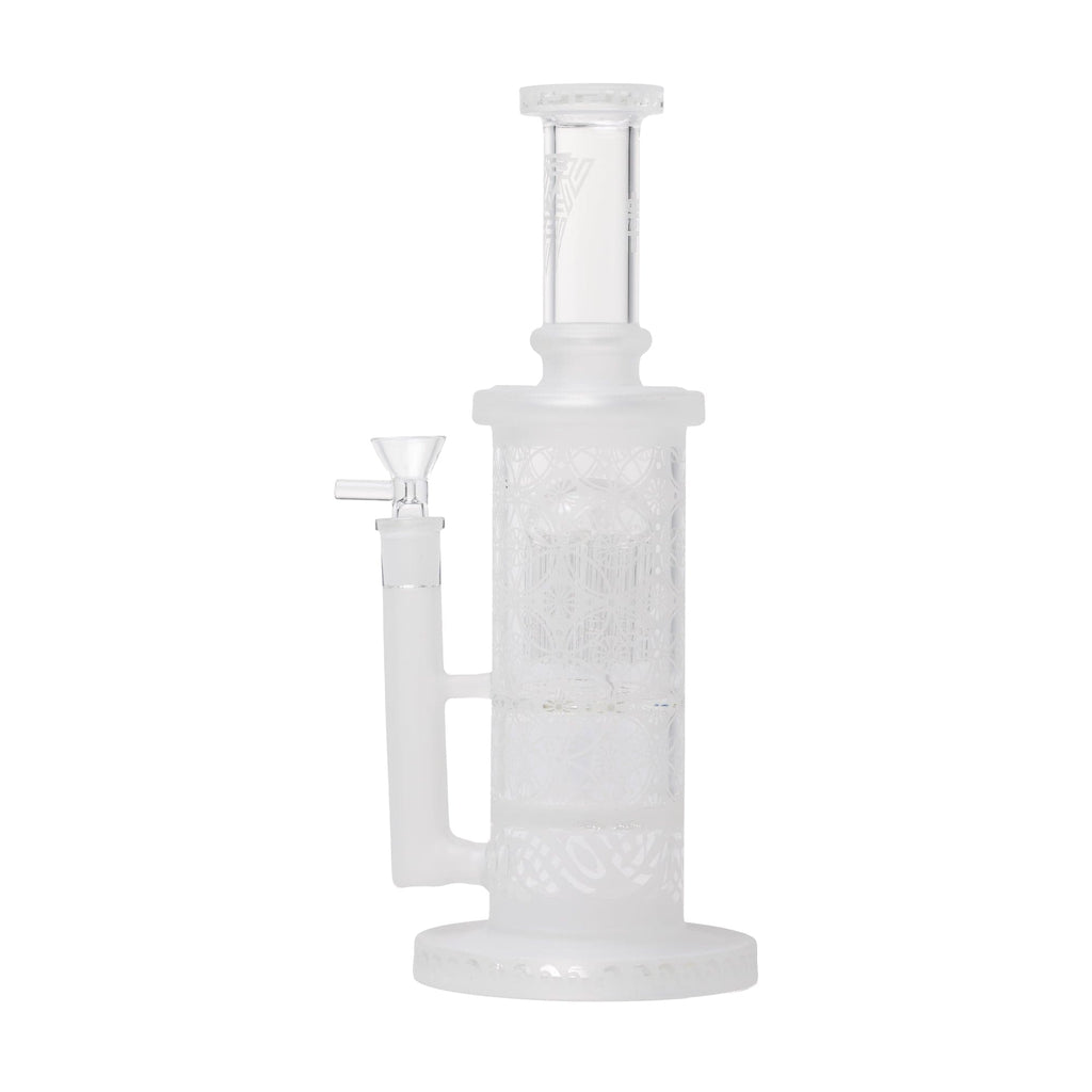 Human Grade Sacred Straight Sandblasted Bong Clear