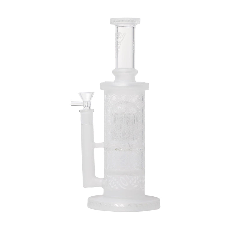 Human Grade Sacred Straight Sandblasted Bong Clear