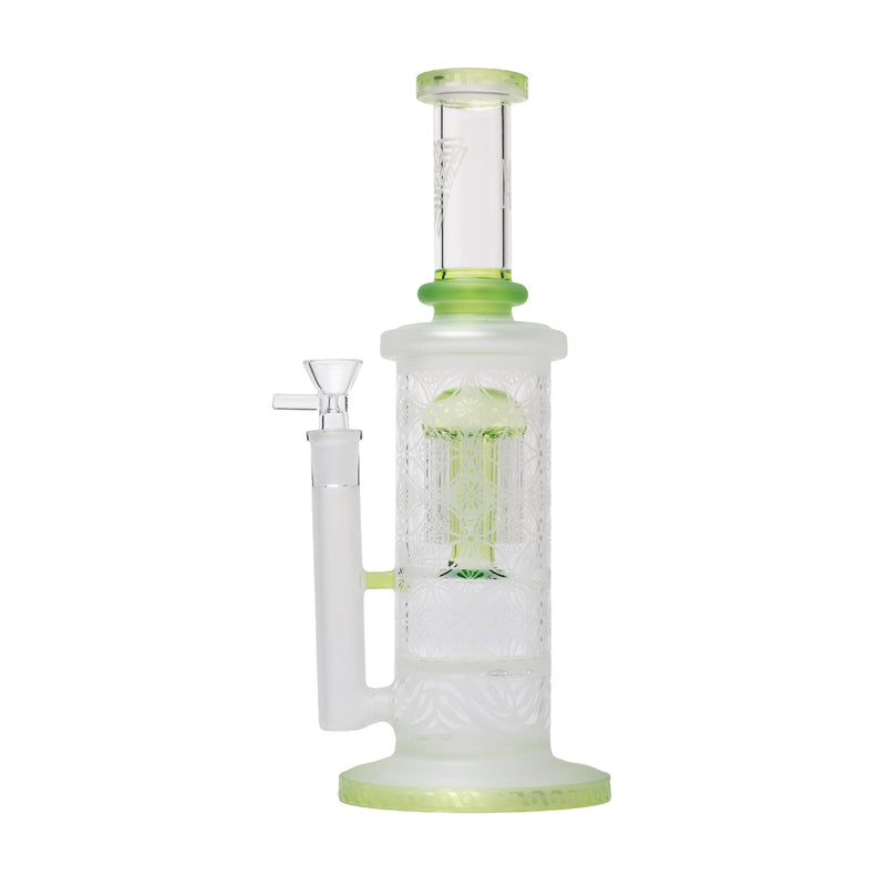 Human Grade Sacred Straight Sandblasted Bong Matrix Green