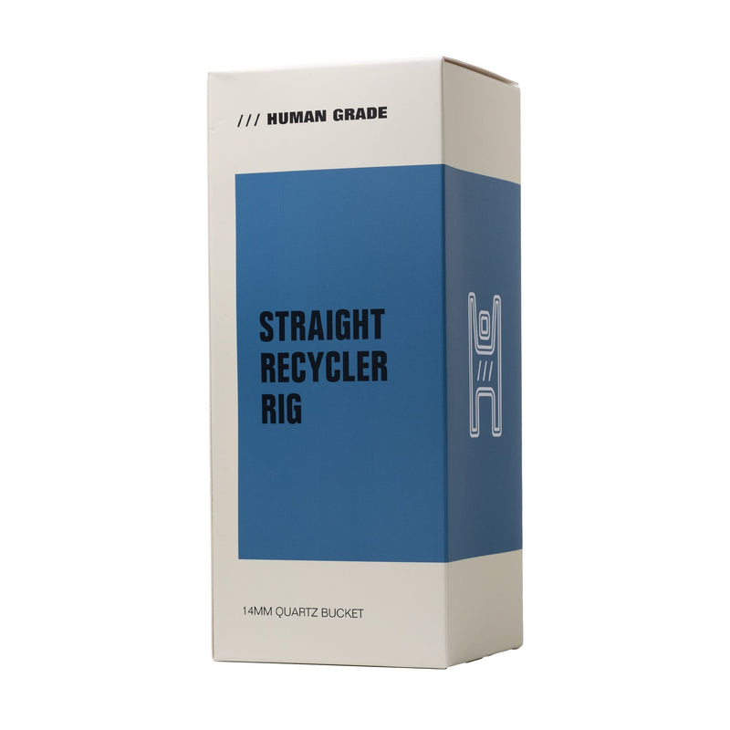 Human Grade Straight Recycler Dab Rig