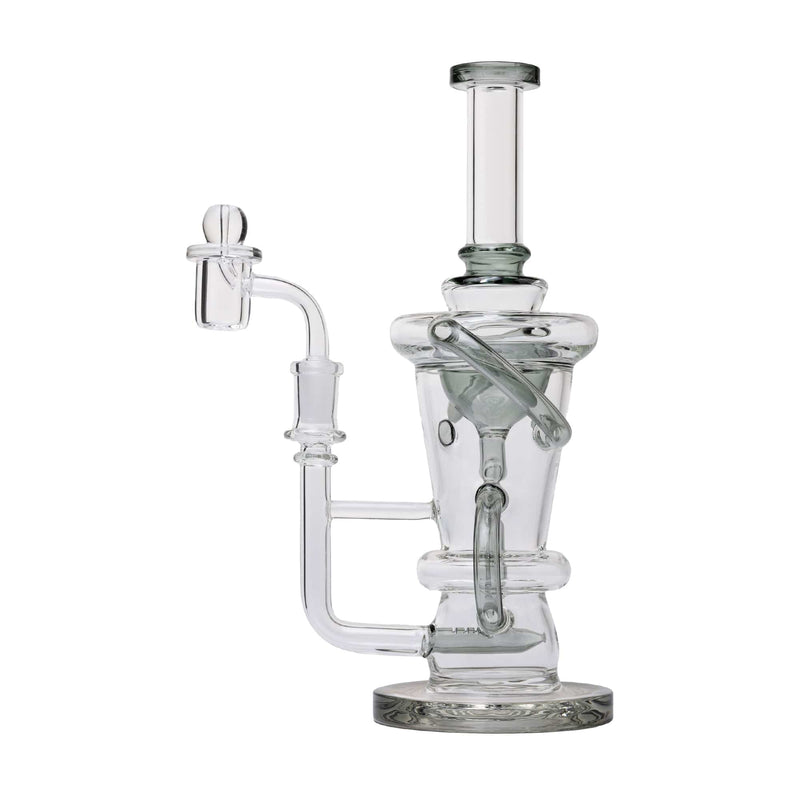 Human Grade Straight Recycler Dab Rig Smoke