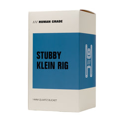 Human Grade Stubby Klein Recycler Dab Rig