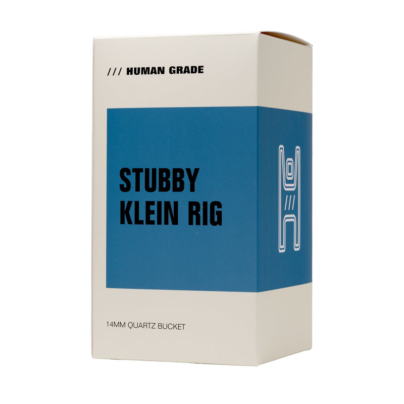 Human Grade Stubby Klein Recycler Dab Rig