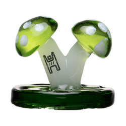 Human Grade Twin Mushroom Carb Cap Matrix Green (Green Base)