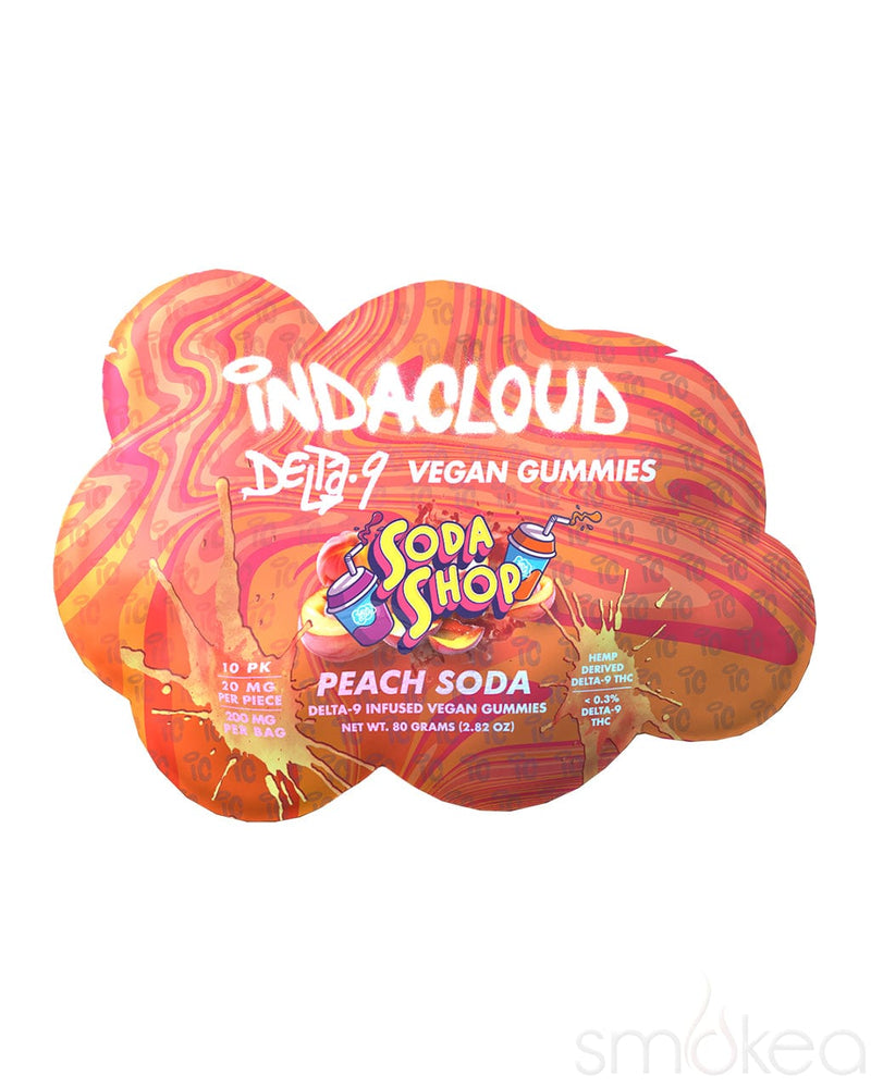 Indacloud 200mg Delta 9 Gummies - Peach Funta