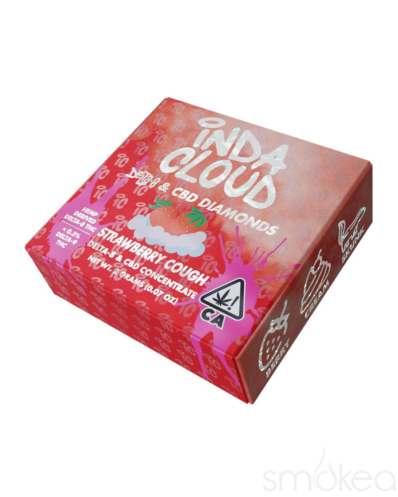 Indacloud 2g Delta 8 + CBD Diamonds Dabs - Strawberry Cough