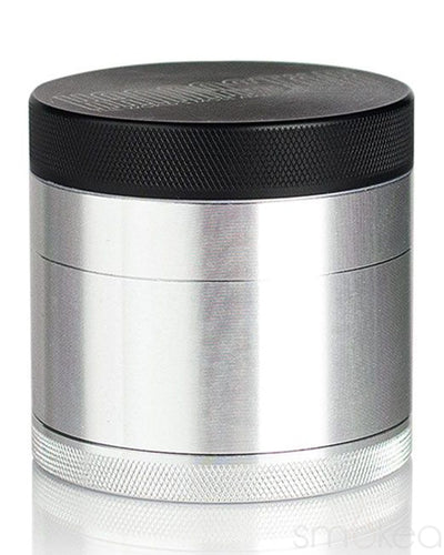 Kannastor 2.2" 4pc Solid Top Grinder Silver