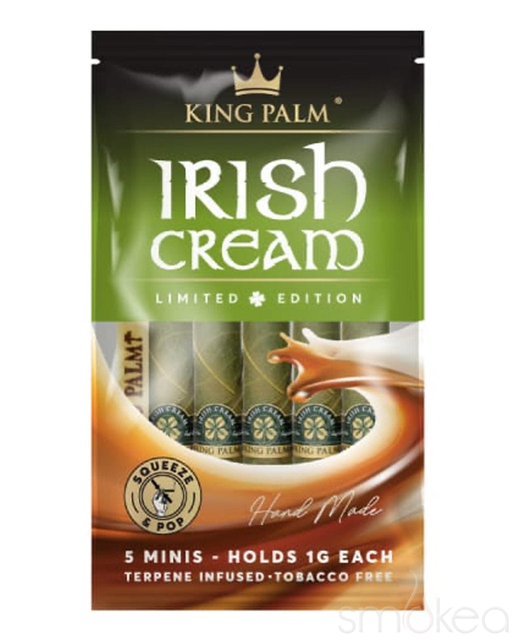 King Palm Mini Irish Cream Pre-Rolled Cones (5-Pack)