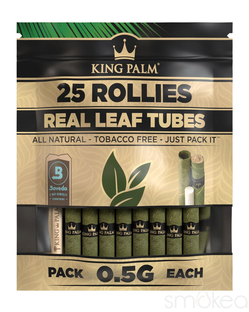 King Palm Rollies Natural Pre-Rolled Cones (25-Pack)