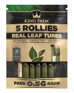 King Palm Rollies Natural Pre-Rolled Cones w/ Boveda Pack (5-Pack)