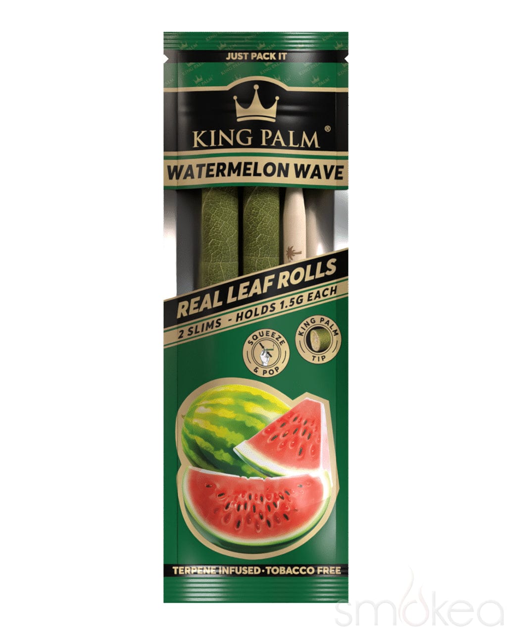 King Palm Slim Watermelon Wave Pre-Rolled Cones (2-Pack)