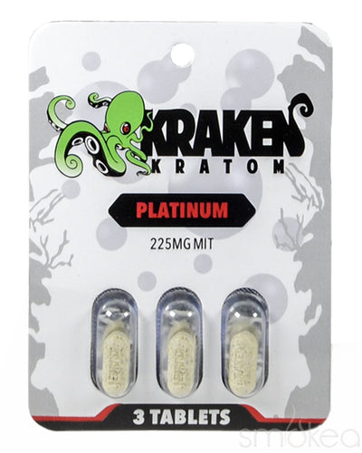 Kraken Kratom Platinum Chewable Tablets (3-Pack)