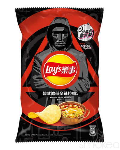 Lay's Squid Game Korean Spicy Ramen Flavored Potato Chips (Taiwan)