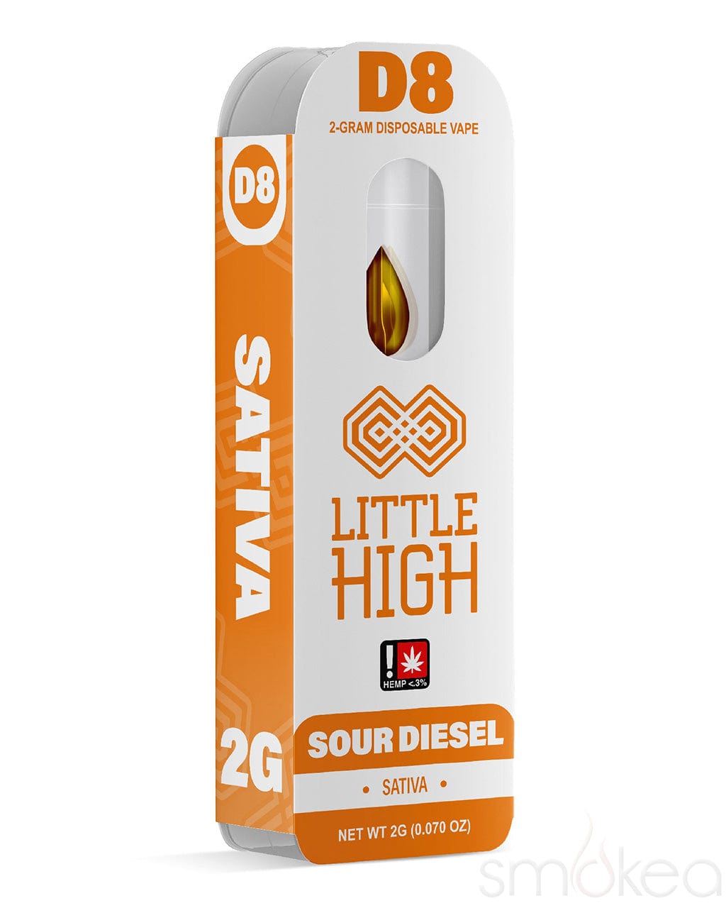 delta 8 sativa disposable vape Little High 2g Delta 8 Vape