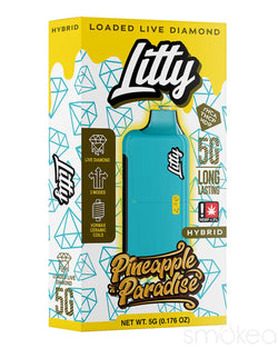 Litty 5g THCA Loaded Live Diamonds Vape - Pineapple Paradise Litty 5g THCA Loaded Live Diamonds Vape - Pineapple Paradise