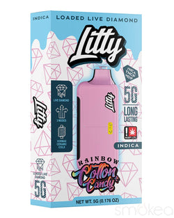 cotton candy disposable vape near me Litty 5g THCA Loaded Live Diamonds Vape