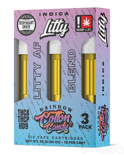 Litty AF Blend Vape Cartridges - Cotton Candy (3-Pack) Litty AF Blend Vape Cartridges - Cotton Candy (3-Pack)