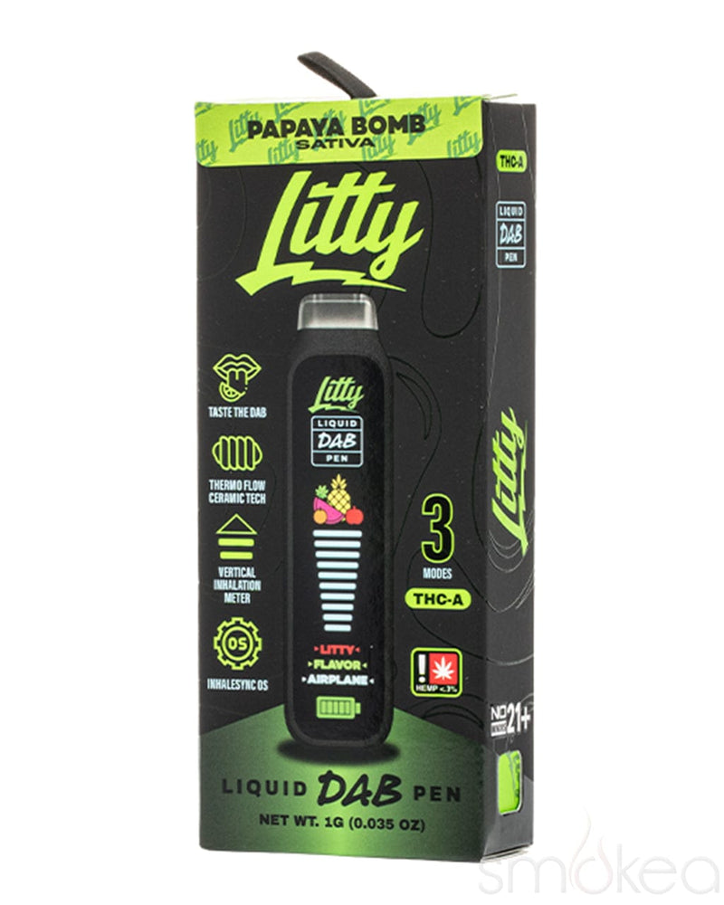 Litty THCA Liquid Dab Pen - Papaya Bomb