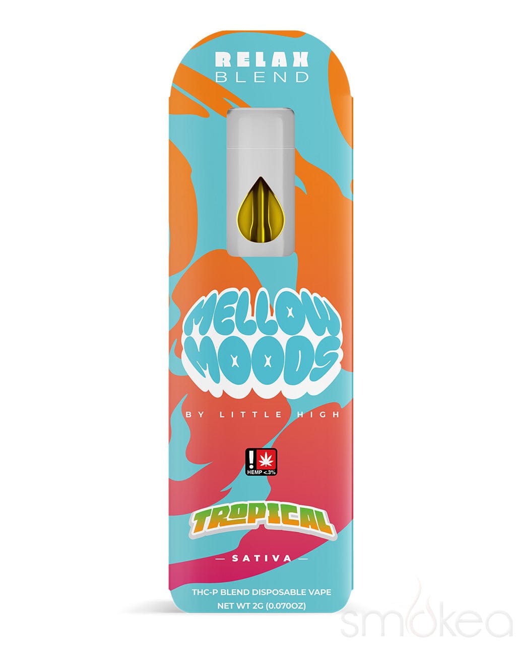 Mellow Moods 2g THCP Relax Blend Vape - Tropical Mellow Moods 2g THCP Relax Blend Vape - Tropical