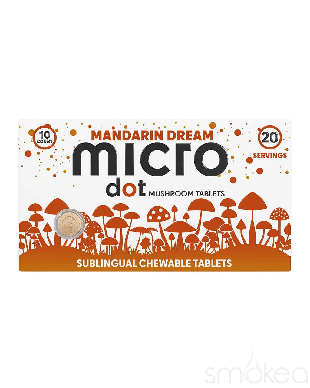 Micro Dot Mushroom Tablets - Mandarin Dream