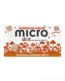 Micro Dot Mushroom Tablets - Mandarin Dream