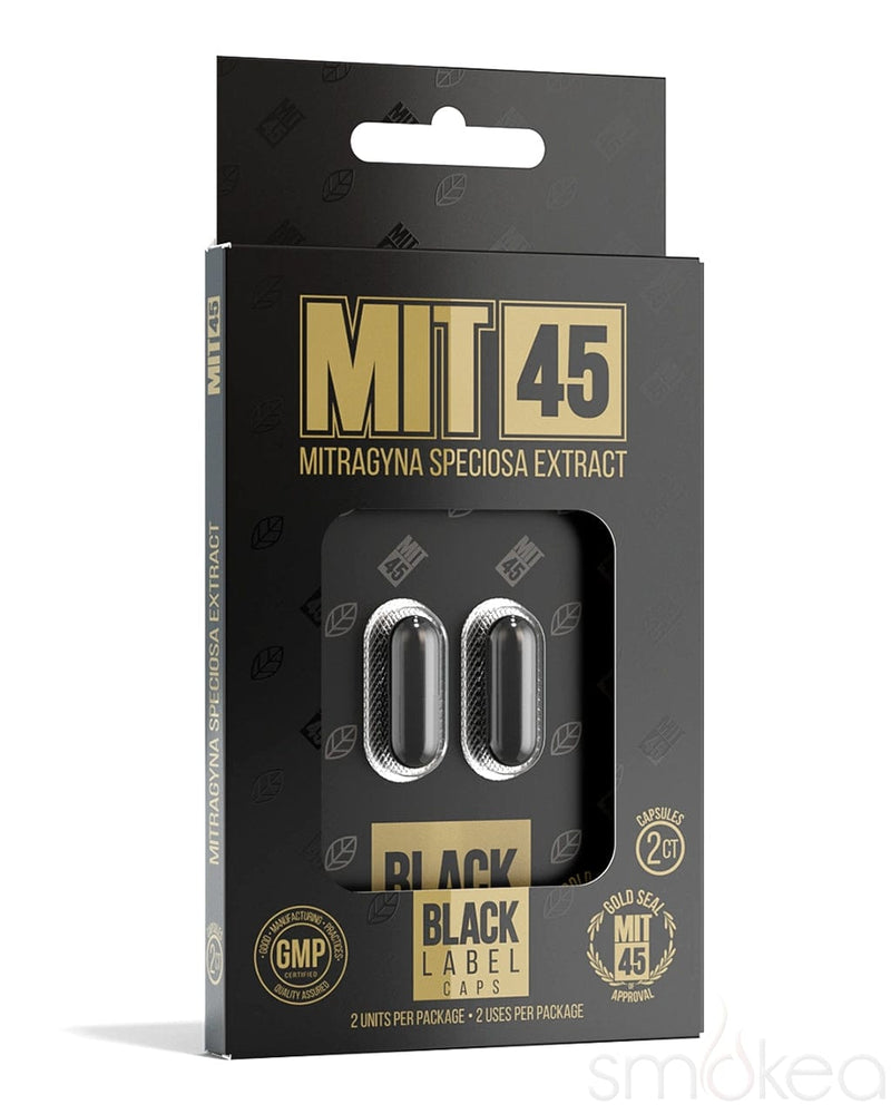 MIT45 Black Label Kratom Capsules 2 Pack