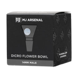 MJ Arsenal 14mm Dichro Marble Flower Bowl