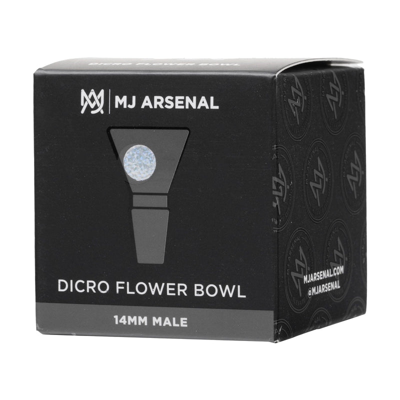 MJ Arsenal 14mm Dichro Marble Flower Bowl