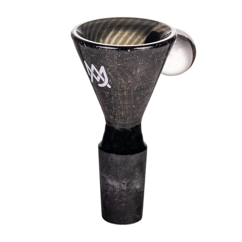 MJ Arsenal 14mm Dichro Marble Flower Bowl Black